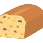 パウンドケーキのイラスト