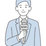 レポーターのイラスト
