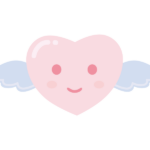 ハートの天使のイラスト