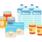 備蓄食料のイラスト