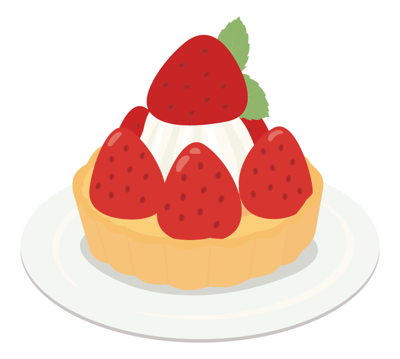 タルトレットのイラスト