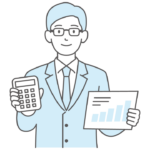 税理士／会計士のイラスト