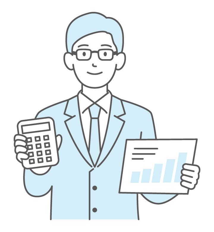 税理士／会計士のイラスト