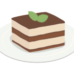 ティラミスのイラスト