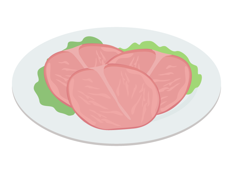 牛タンのイラスト
