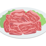 牛肉の切り落としのイラスト