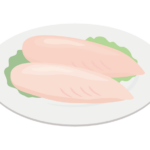 鶏ささみのイラスト