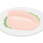 鶏むね肉のイラスト