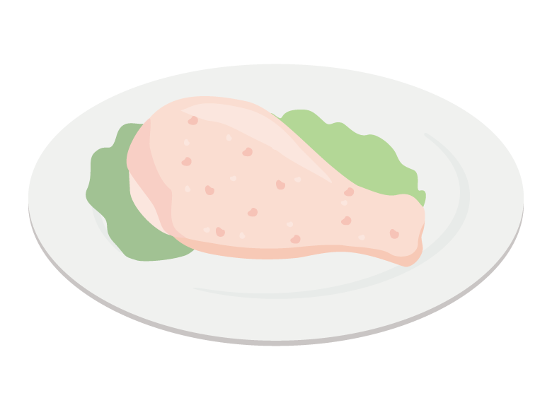 手羽元のイラスト