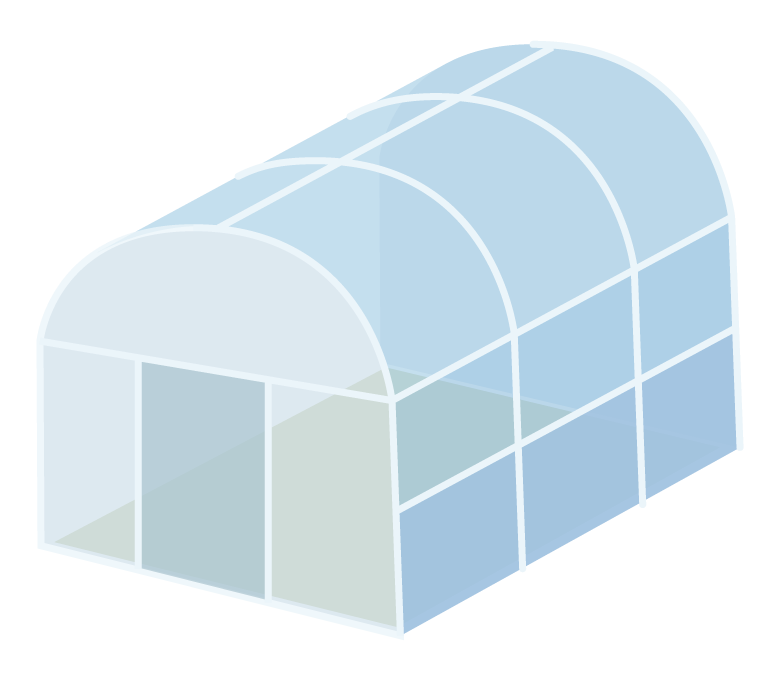 ビニールハウスのイラスト