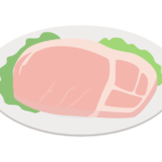 厚切り豚ロースのイラスト