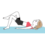準備運動やストレッチのイラスト