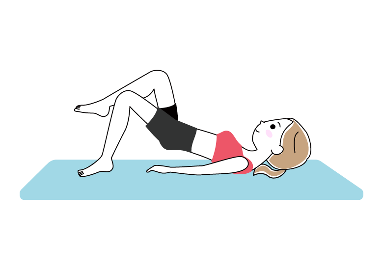 準備運動やストレッチのイラスト
