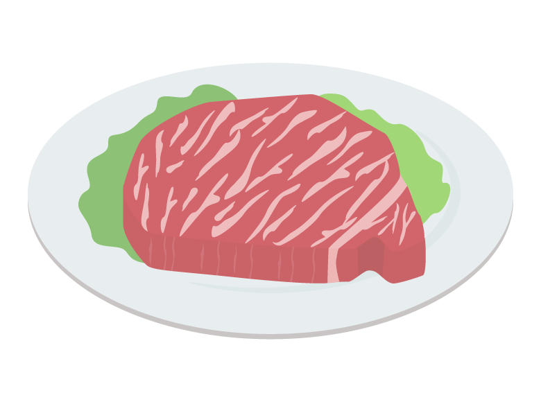 牛ヒレ肉のイラスト