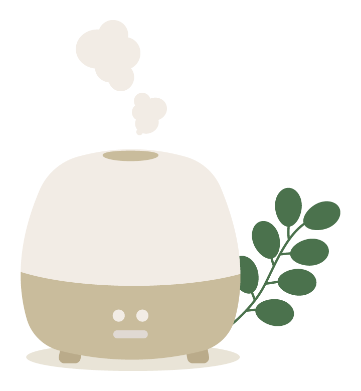 アロマディフューザーのイラスト