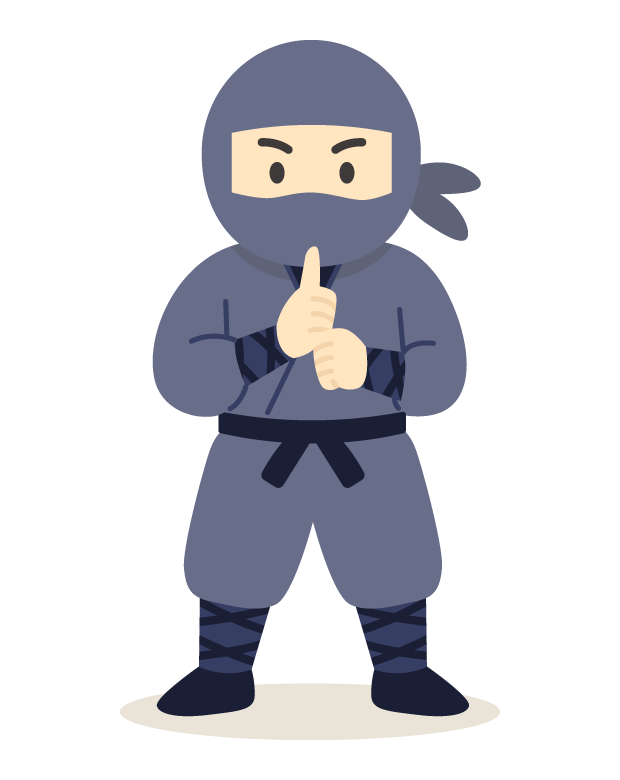 忍者のイラスト