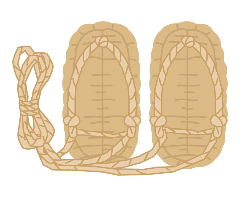 わらじのイラスト