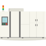 半導体の製造や検査装置のイラスト